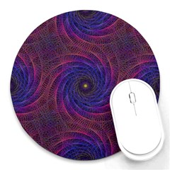 Pattern Seamless Repeat Spiral Round Mousepads by Nexatart