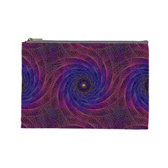 Pattern Seamless Repeat Spiral Cosmetic Bag (large)  by Nexatart