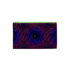 Pattern Seamless Repeat Spiral Cosmetic Bag (xs) by Nexatart