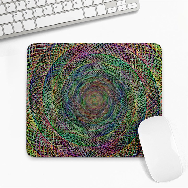 Spiral Spin Background Artwork Large Mousepads