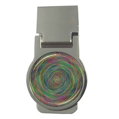 Spiral Spin Background Artwork Money Clips (Round) 