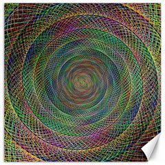 Spiral Spin Background Artwork Canvas 12  x 12  