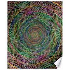 Spiral Spin Background Artwork Canvas 16  x 20  