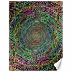 Spiral Spin Background Artwork Canvas 18  x 24  