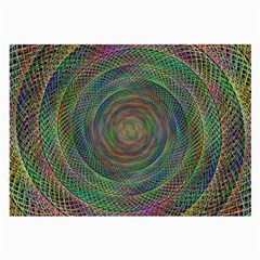 Spiral Spin Background Artwork Large Glasses Cloth (2-Side)