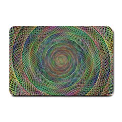 Spiral Spin Background Artwork Small Doormat 