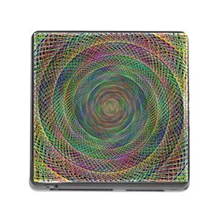 Spiral Spin Background Artwork Memory Card Reader (Square)