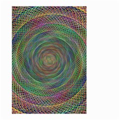 Spiral Spin Background Artwork Small Garden Flag (Two Sides)