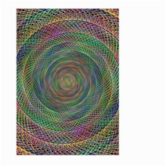 Spiral Spin Background Artwork Large Garden Flag (Two Sides)