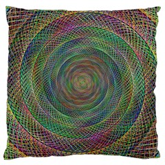 Spiral Spin Background Artwork Large Cushion Case (one Side)