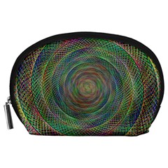 Spiral Spin Background Artwork Accessory Pouches (Large) 