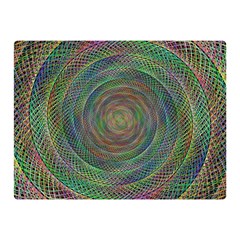 Spiral Spin Background Artwork Double Sided Flano Blanket (Mini) 