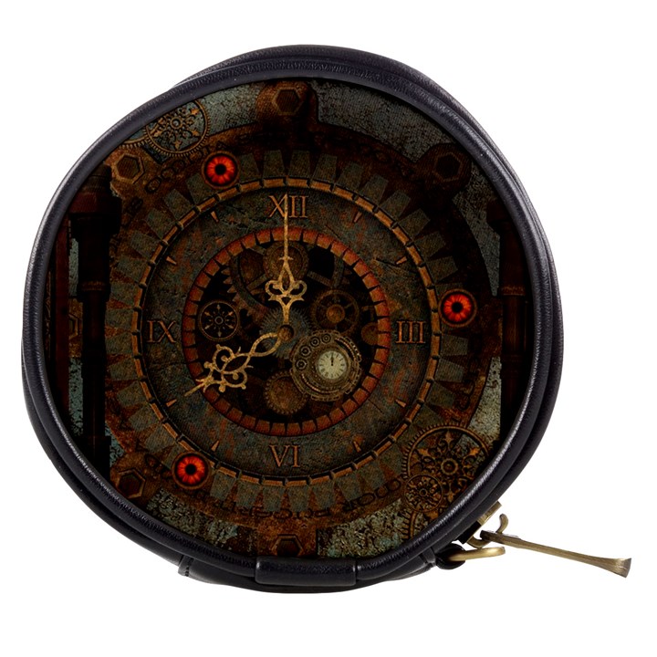 Steampunk, Awesome Clocks Mini Makeup Bags