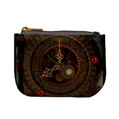 Steampunk, Awesome Clocks Mini Coin Purses by FantasyWorld7