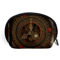 Steampunk, Awesome Clocks Accessory Pouches (large)  by FantasyWorld7