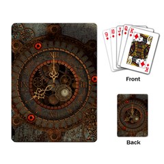 Steampunk, Awesome Clocks Playing Card by FantasyWorld7