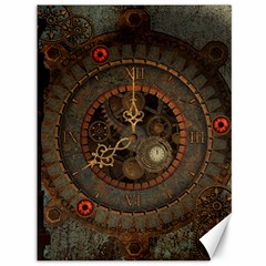 Steampunk, Awesome Clocks Canvas 36  X 48   by FantasyWorld7