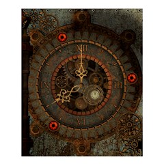 Steampunk, Awesome Clocks Shower Curtain 60  X 72  (medium)  by FantasyWorld7