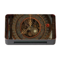 Steampunk, Awesome Clocks Memory Card Reader With Cf by FantasyWorld7