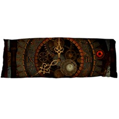 Steampunk, Awesome Clocks Body Pillow Case (dakimakura) by FantasyWorld7