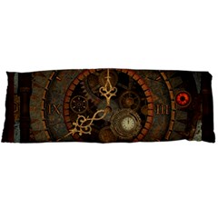 Steampunk, Awesome Clocks Body Pillow Case Dakimakura (two Sides) by FantasyWorld7