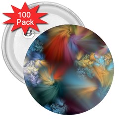 Evidence Of Angels 3  Buttons (100 Pack)  by WolfepawFractals