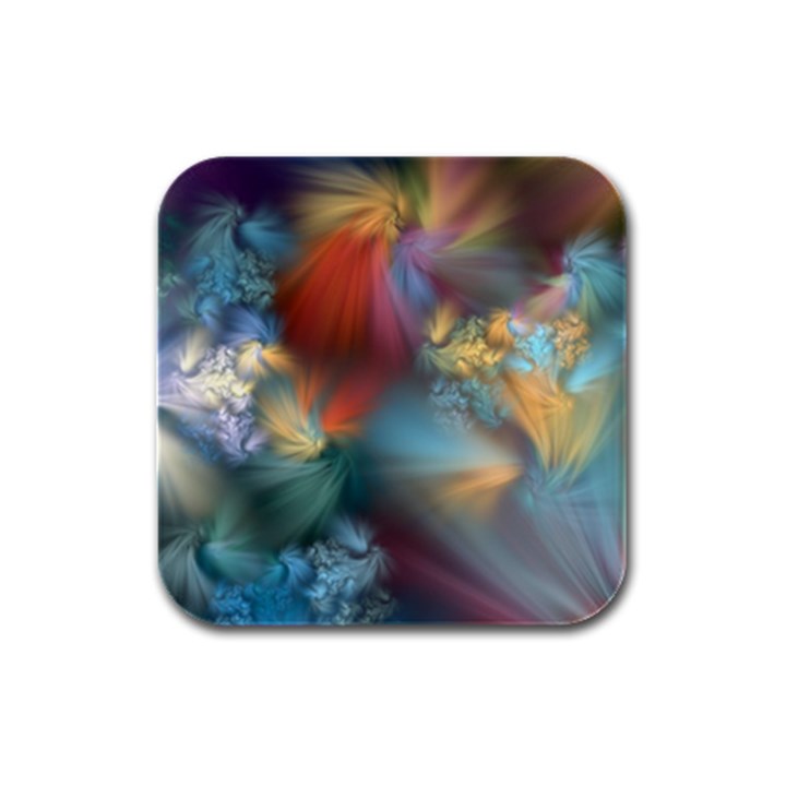 Evidence of Angels Rubber Square Coaster (4 pack) 