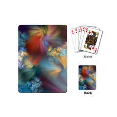 Evidence Of Angels Playing Cards (mini)  by WolfepawFractals