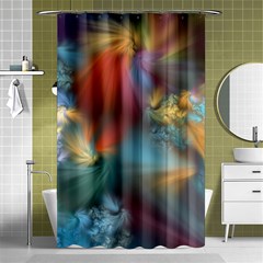 Evidence Of Angels Shower Curtain 48  X 72  (small)  by WolfepawFractals