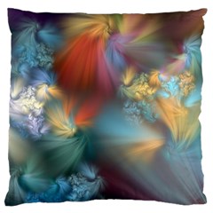 Evidence Of Angels Large Cushion Case (one Side) by WolfepawFractals