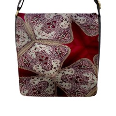 Morocco Motif Pattern Travel Flap Messenger Bag (l)  by Nexatart