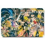 Art Graffiti Abstract Vintage Large Doormat  30 x20  Door Mat