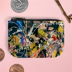 Art Graffiti Abstract Vintage Mini Coin Purses by Nexatart