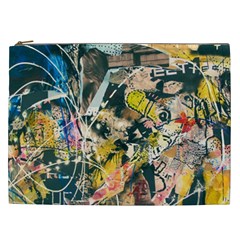 Art Graffiti Abstract Vintage Cosmetic Bag (xxl)  by Nexatart