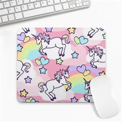 Unicorn Rainbow Large Mousepads by Nexatart