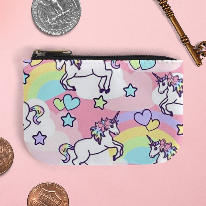 Unicorn Rainbow Mini Coin Purses