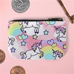 Unicorn Rainbow Mini Coin Purses Back