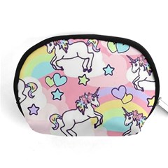 Unicorn Rainbow Accessory Pouches (medium)  by Nexatart