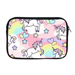 Unicorn Rainbow Apple Macbook Pro 17  Zipper Case by Nexatart