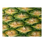 Pineapple Pattern Double Sided Flano Blanket (Mini)  35 x27  Blanket Back