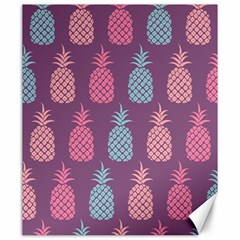 Pineapple Pattern Canvas 20  X 24   by Nexatart