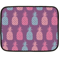 Pineapple Pattern Fleece Blanket (mini) by Nexatart