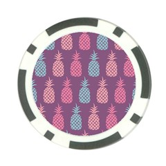 Pineapple Pattern Poker Chip Card Guard (10 Pack) by Nexatart