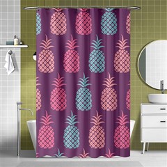 Pineapple Pattern Shower Curtain 48  X 72  (small)  by Nexatart