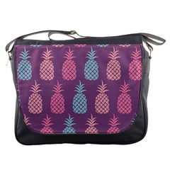 Pineapple Pattern Messenger Bags by Nexatart