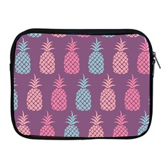 Pineapple Pattern Apple Ipad 2/3/4 Zipper Cases by Nexatart