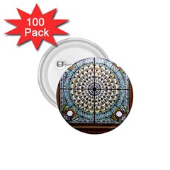 Stained Glass Window Library Of Congress 1 75  Buttons (100 Pack)  by Nexatart