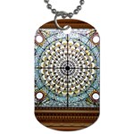 Stained Glass Window Library Of Congress Dog Tag (One Side) Front