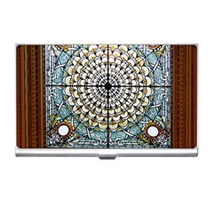 Stained Glass Window Library Of Congress Business Card Holders by Nexatart