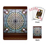 Stained Glass Window Library Of Congress Playing Card Back